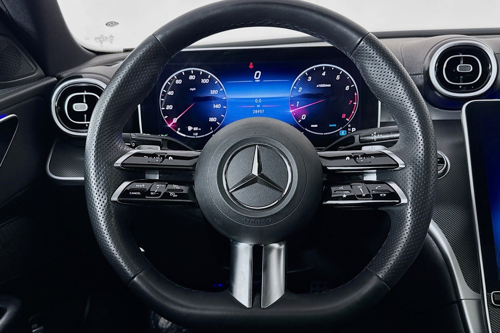 Certified Used 2023 MANUFAKTUR Moonlight White Metallic Mercedes-Benz C 300 image 19
