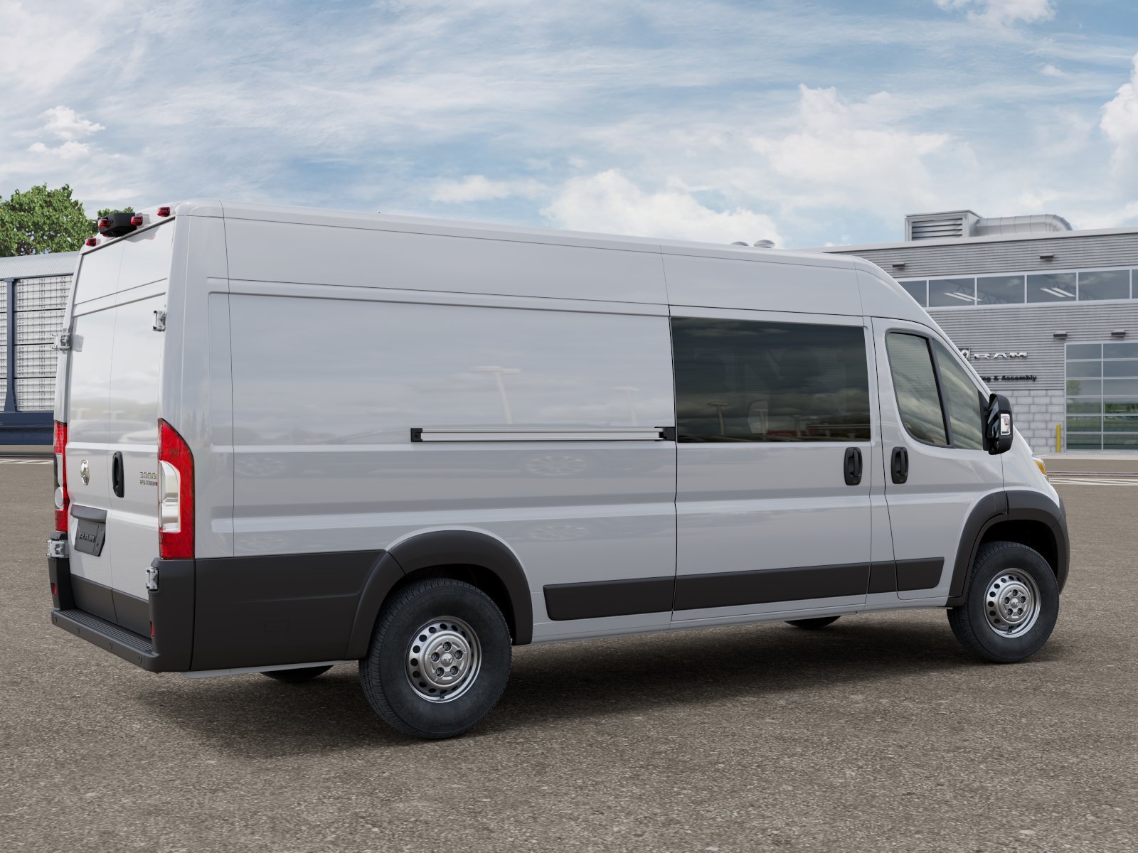 New 2026 Bright White Clearcoat RAM High Roof image 2