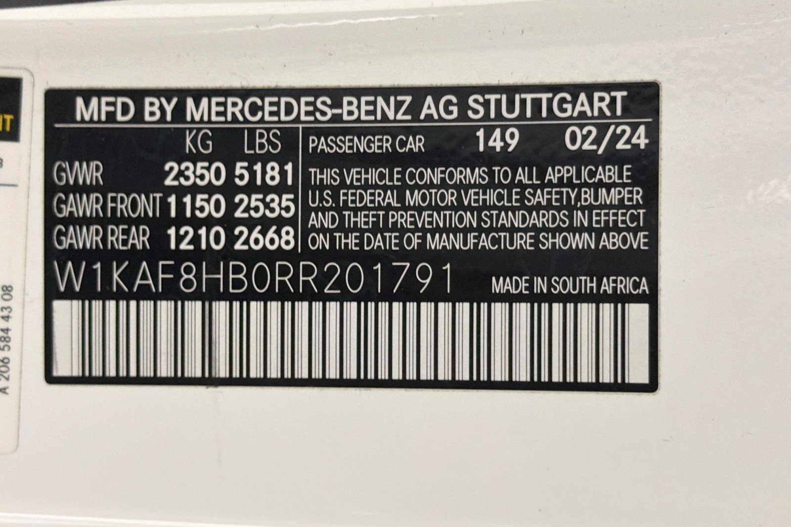 Certified Used 2024 Polar White Mercedes-Benz AMG® C 43 image 26
