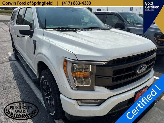 Used 2022 White Metallic Ford Lariat image 4