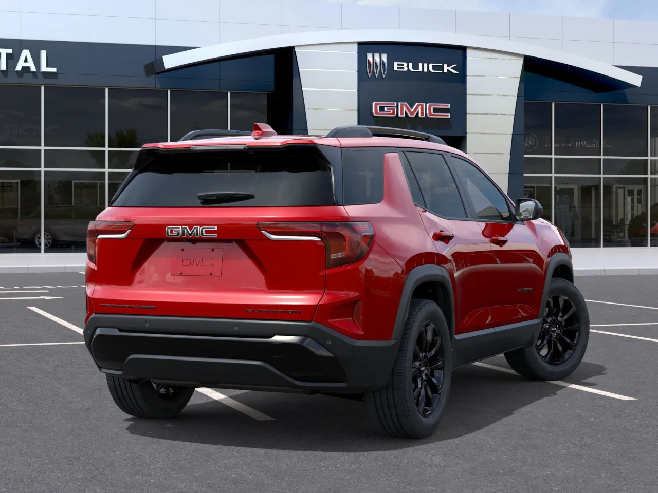 New 2027 Volcanic Red Tintcoat GMC AWD Elevation image 5