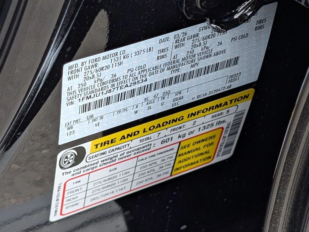 New 2026 Agate Black Metallic Ford Active image 58