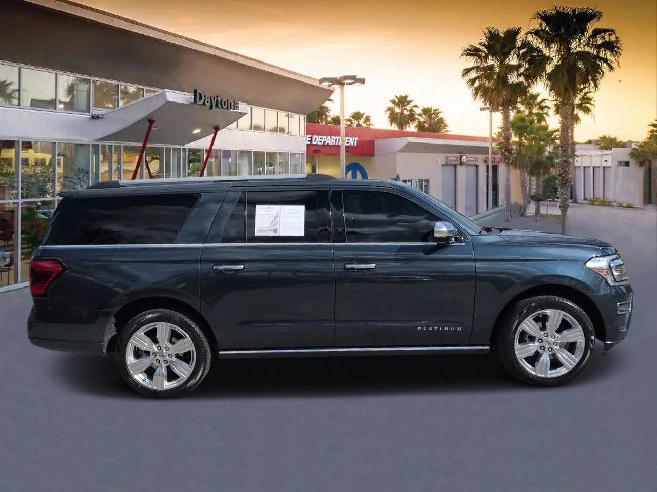 Used 2024 Blue Metallic Ford Platinum image 2