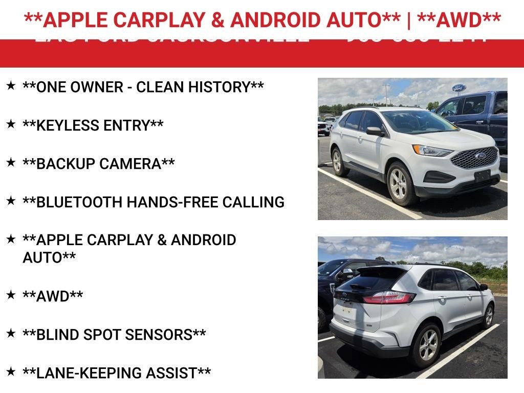 Used 2023 Oxford White Ford SE image 5