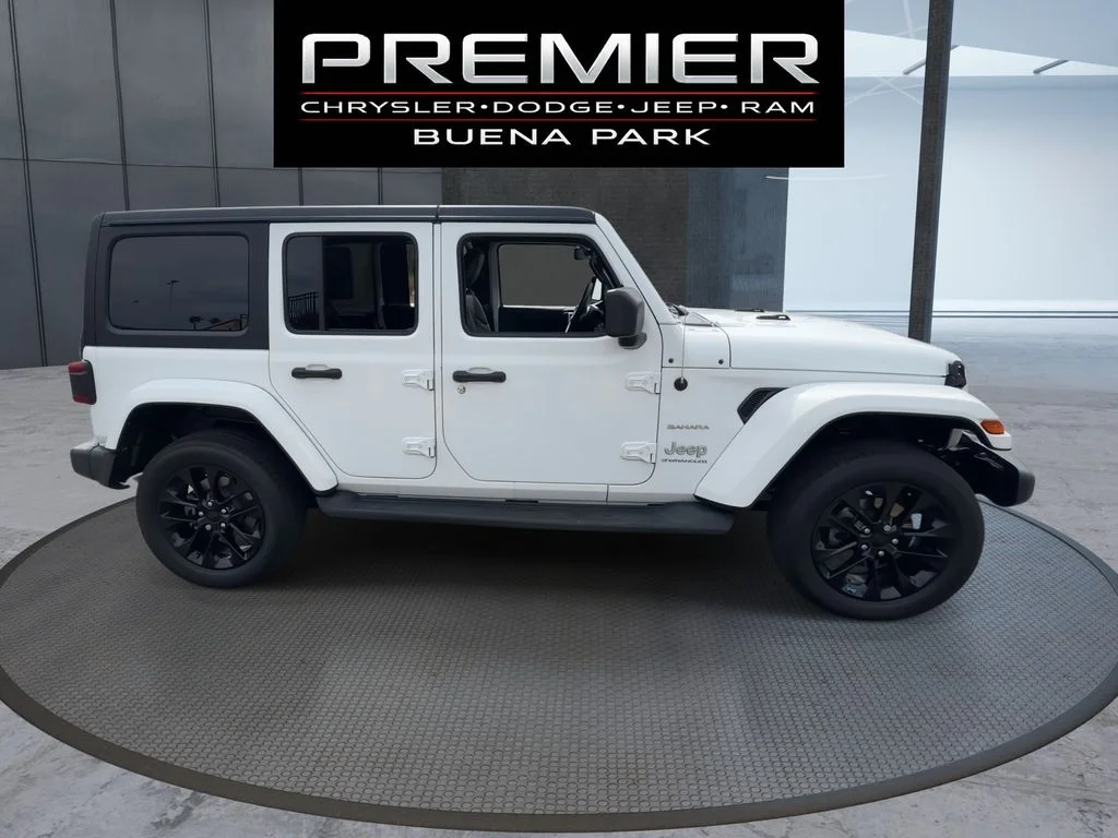 Certified Used 2023 White Jeep Sahara 4xe image 9