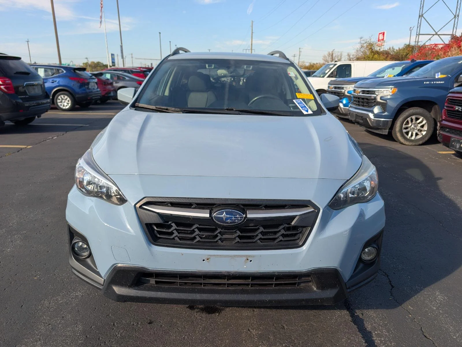 Used 2018 Cool Gray Khaki Subaru Premium image 2