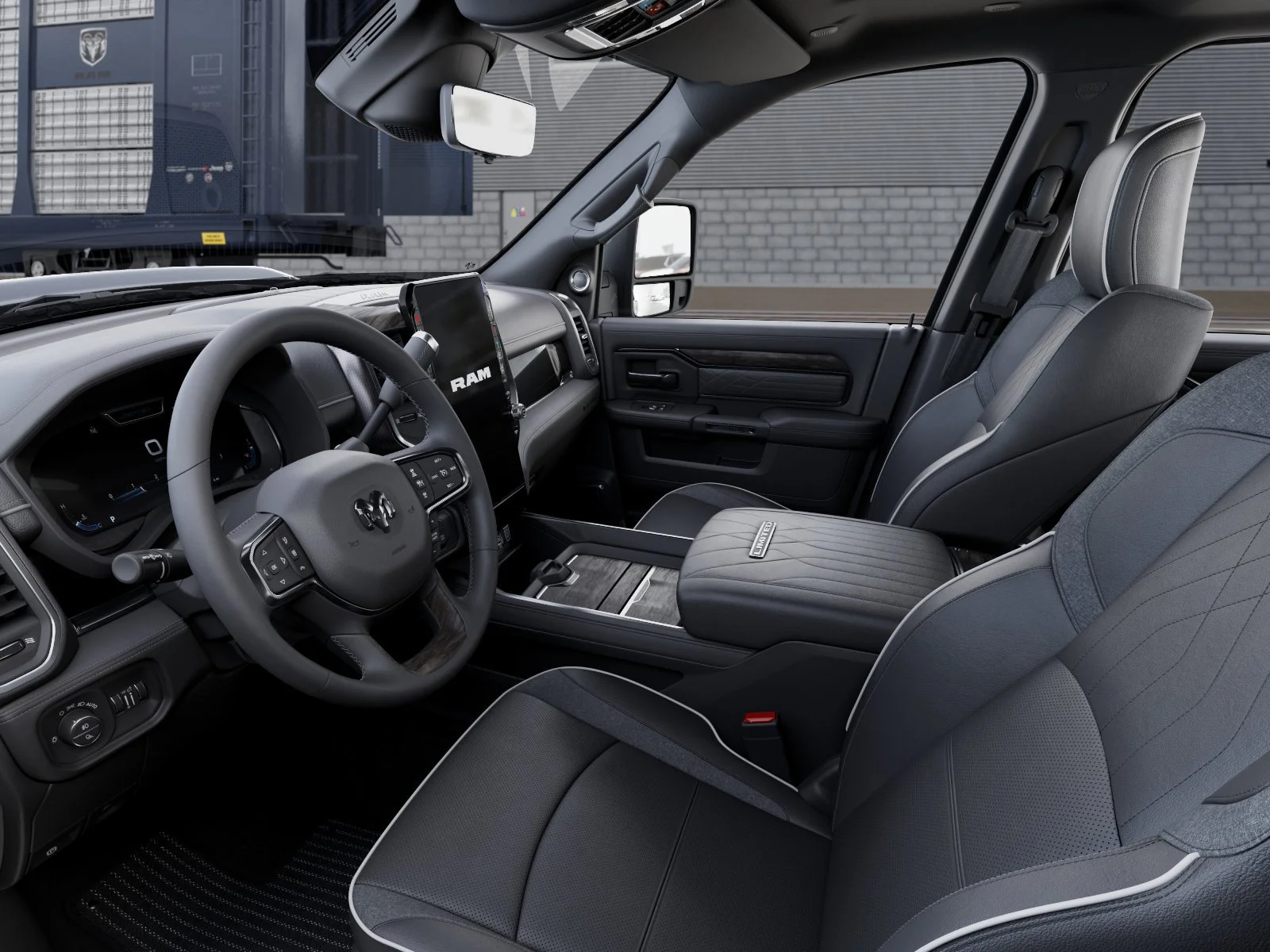 New 2026 Diamond Black Crystal Pearl-Coat Exterior Paint RAM Limited image 22