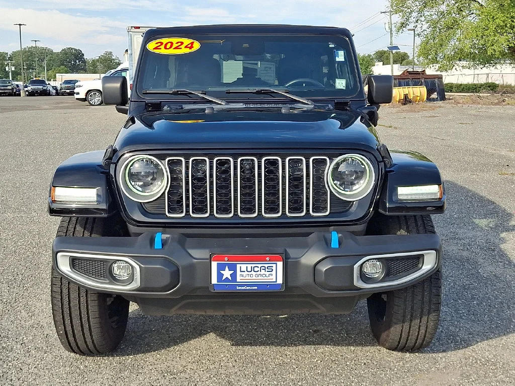 Used 2024 Black Jeep Sahara 4xe image 4
