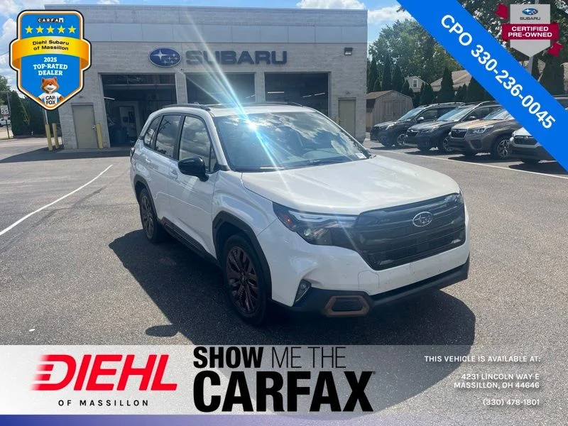 Used 2025 White Subaru Sport image 1