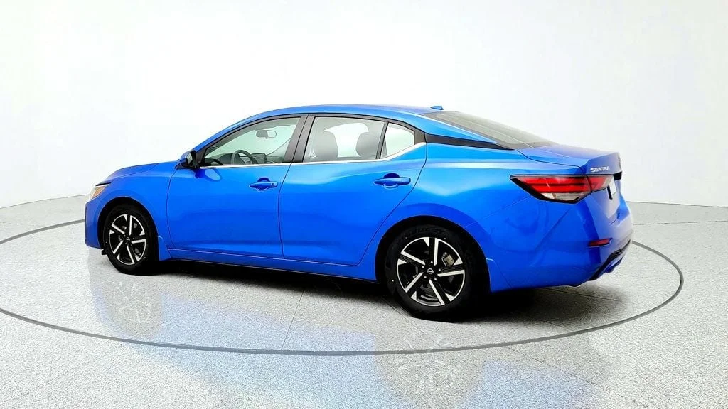 Used 2024 Electric Blue Metallic Nissan SV CVT image 7