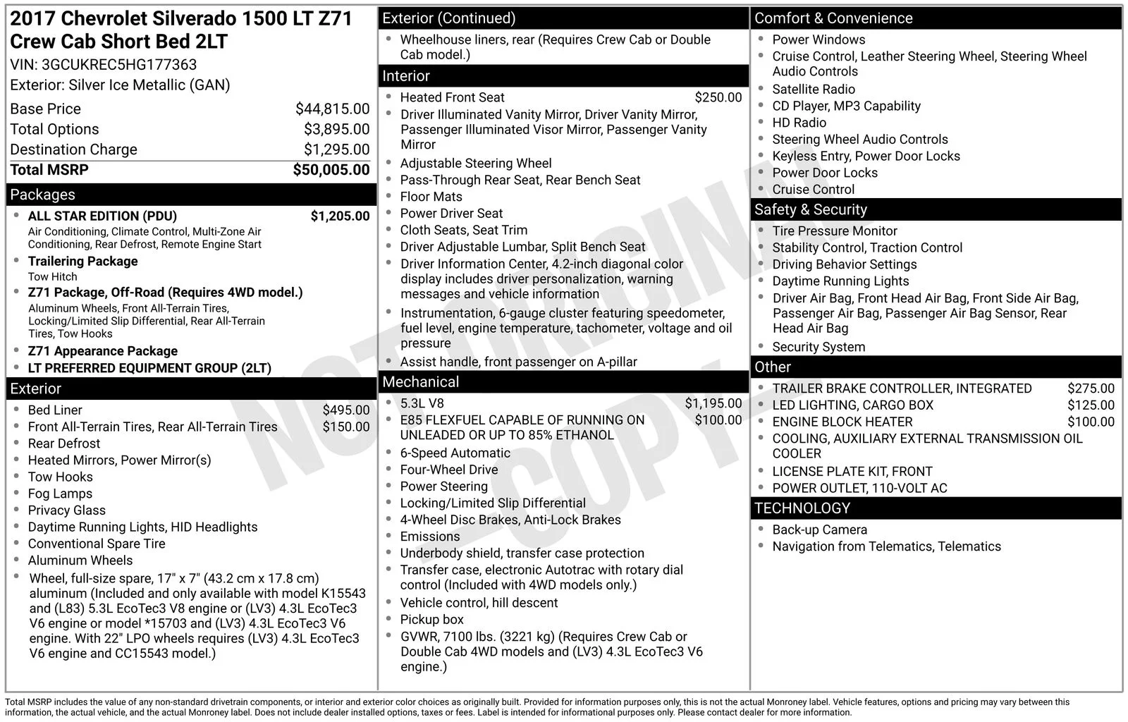 Used 2017 Silver Chevrolet LT image 10