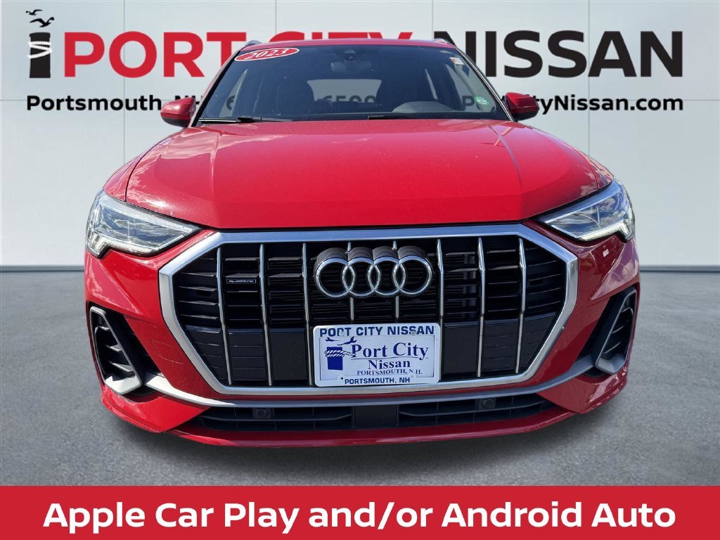 Used 2023 Tango Red Metallic Audi Premium S-LINE W/HEATED SEATS & PANORAMIC ROOF image 4