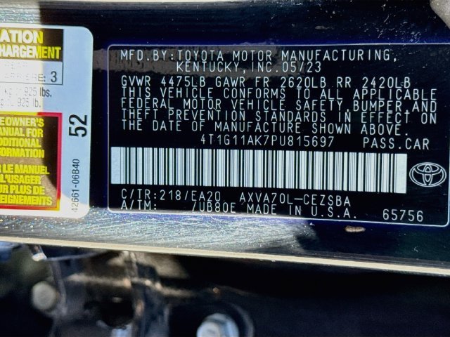 Used 2023 Black Toyota SE image 29
