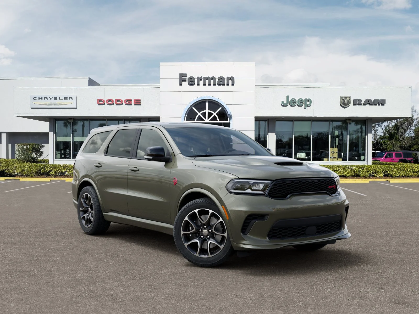 New 2026 Green Machine Exterior Paint Dodge SRT Hellcat image 1