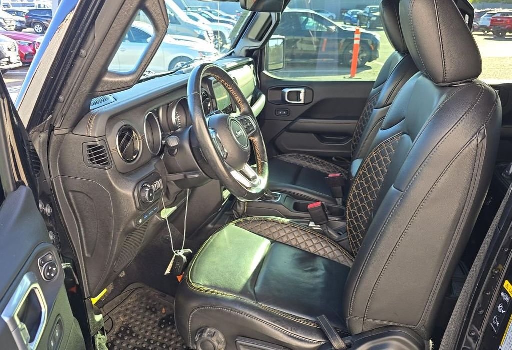 Used 2021 Black Jeep Unlimited Sahara High Altitude 4xe image 7