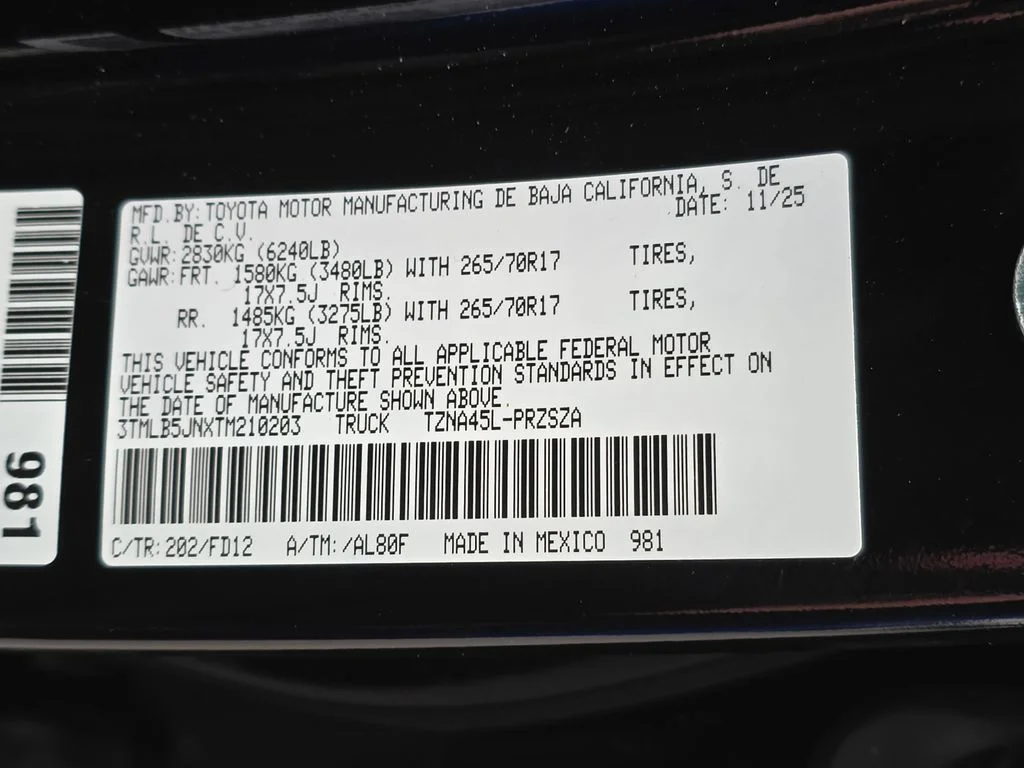 Used 2026 Black Toyota TRD Off-Road image 35
