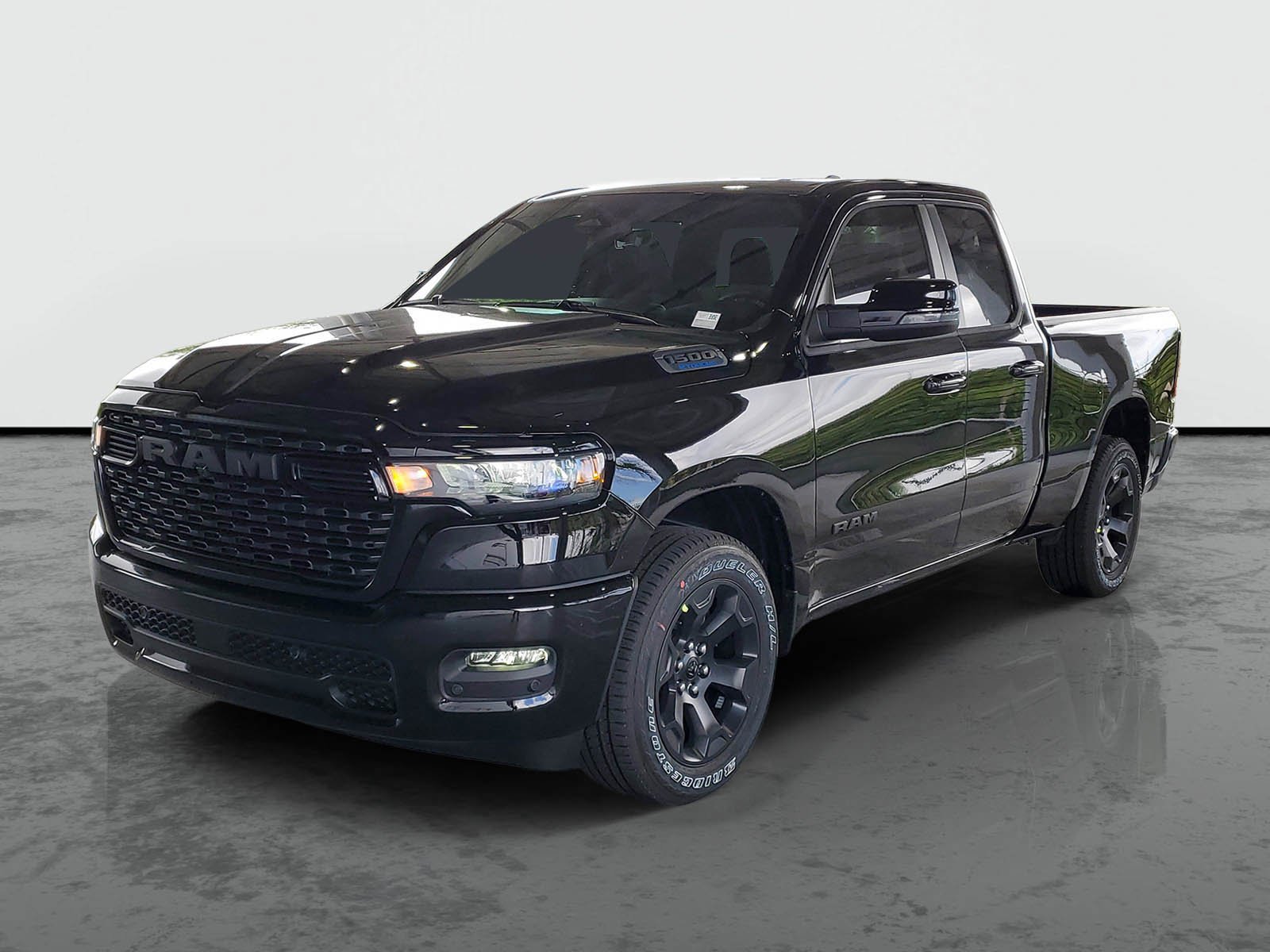 New 2026 Diamond Black Crystal Pearl-Coat Exterior Paint RAM Big Horn image 3