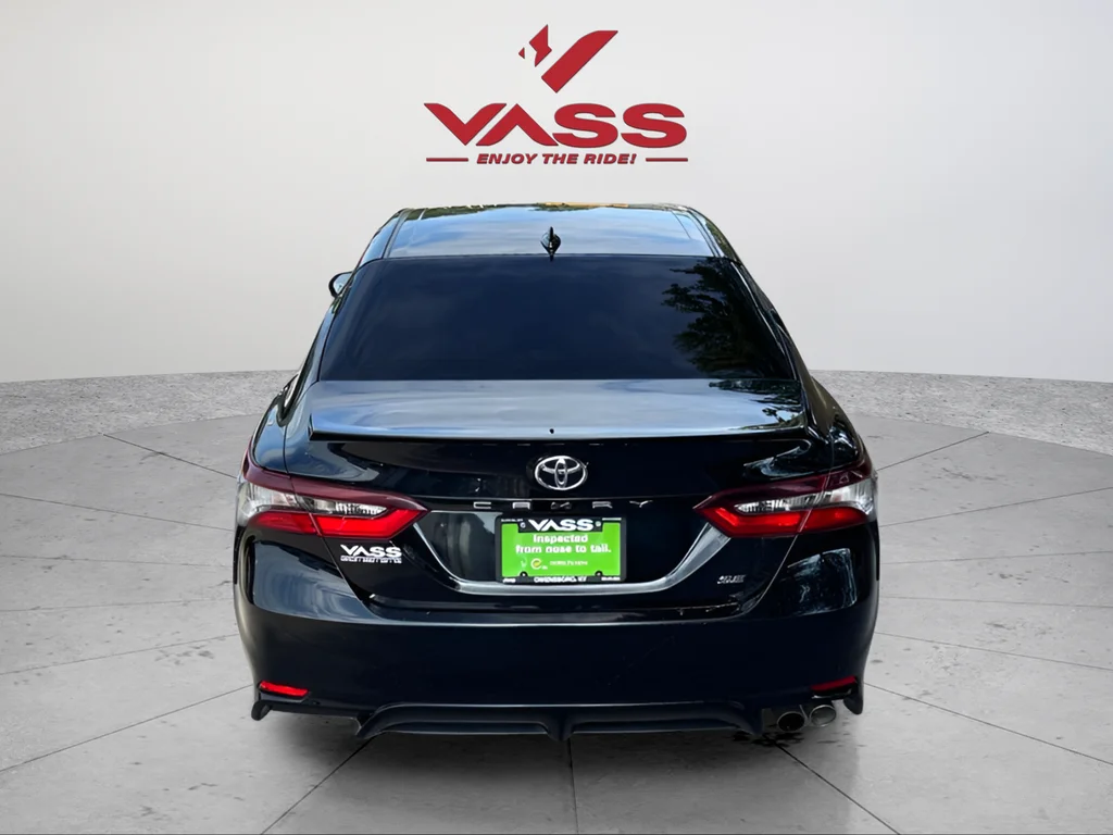 Used 2023 Midnight Black Metallic Toyota SE image 4
