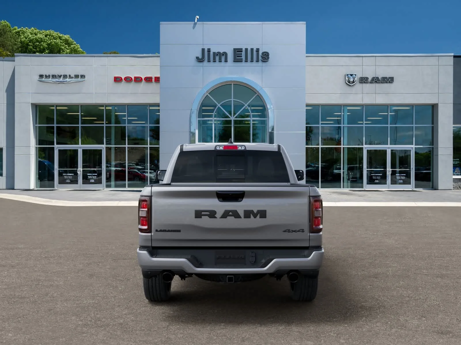 New 2026 Billet Silver Metallic Clear-Coat Exterior Paint RAM Laramie image 7
