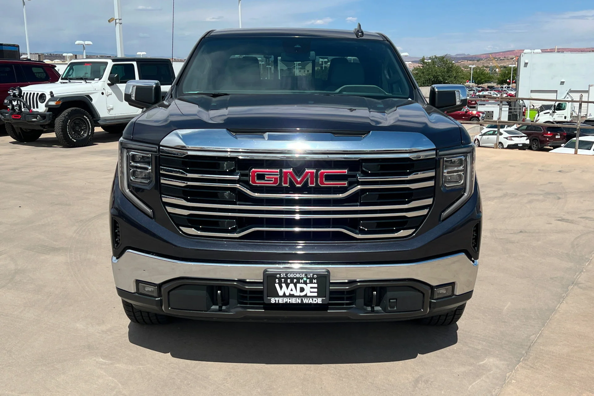 Used 2023 Titanium Rush Metallic GMC SLT image 8