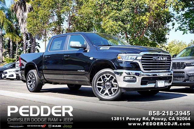 New 2026 Diamond Black Crystal Pearl-Coat Exterior Paint RAM Laramie image 1