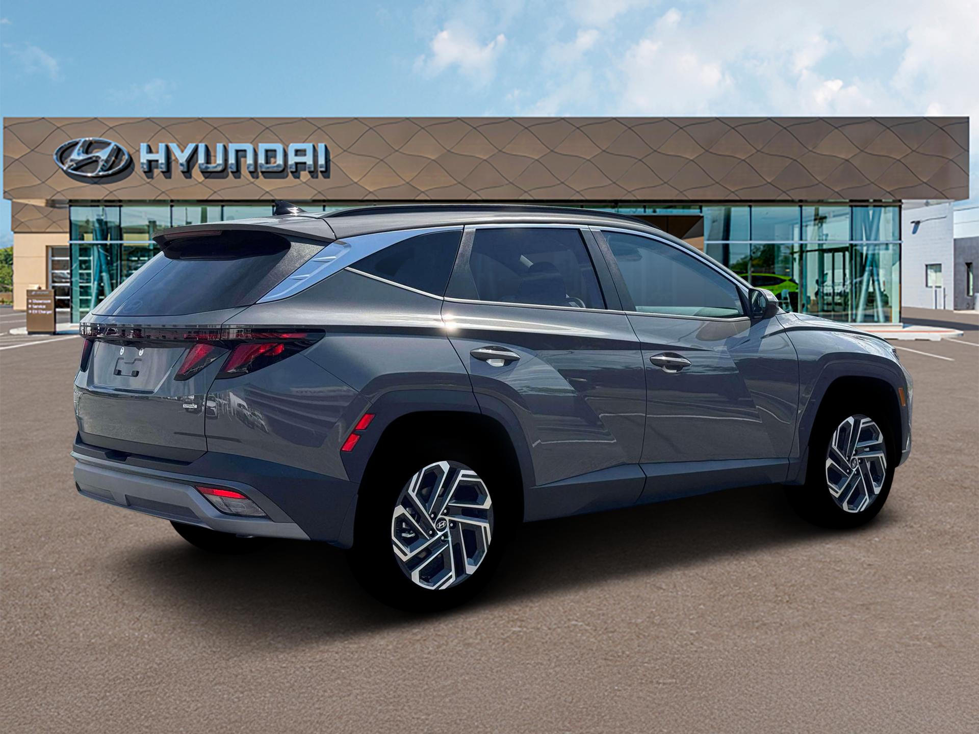 New 2026 Hampton Gray Hyundai SEL Plus AWD image 8