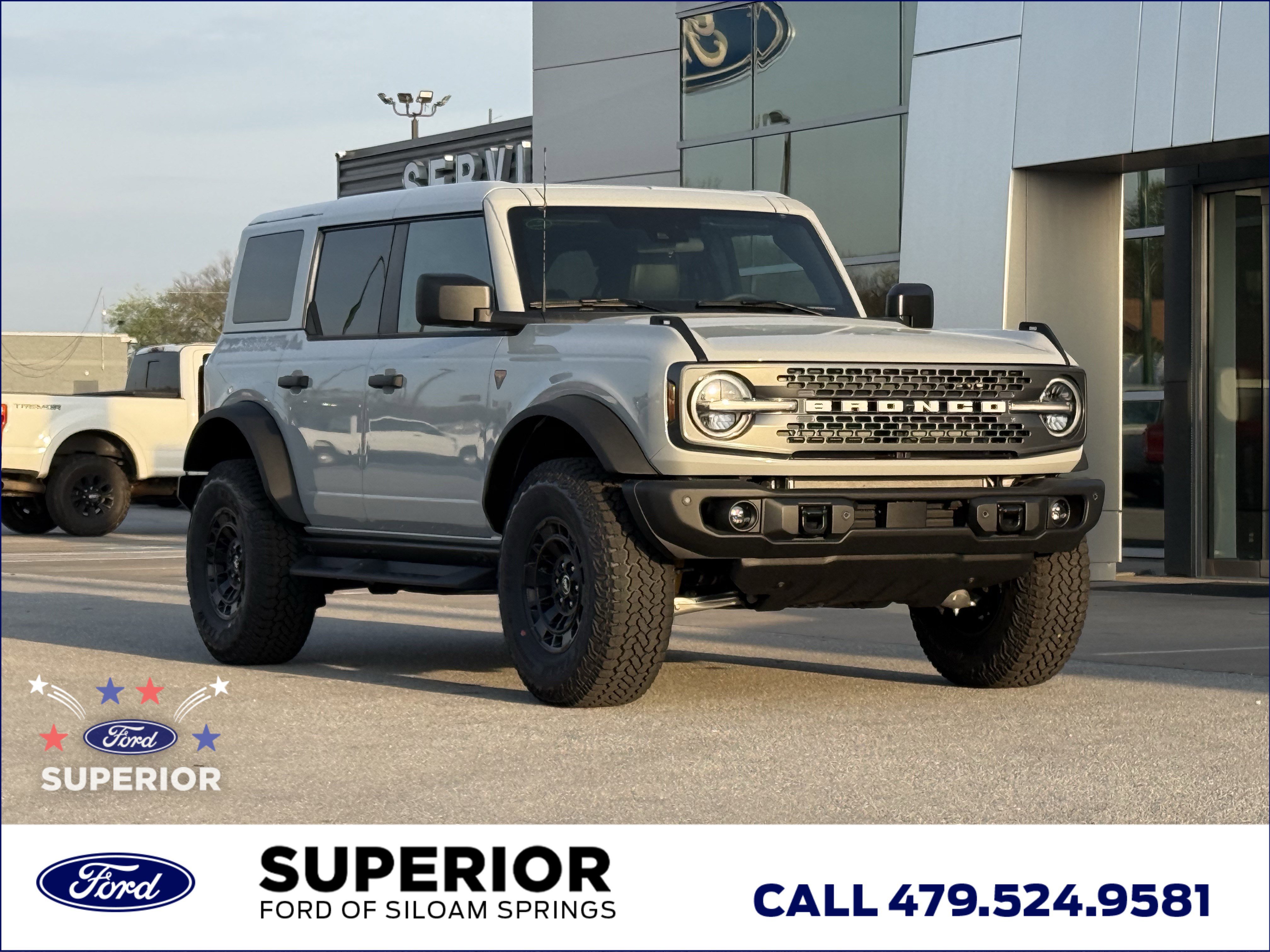 New 2026 Avalanche Gray Ford Badlands 4WD image 1