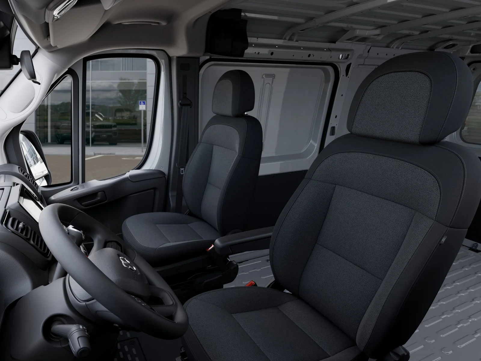 New 2026 Bright White Clear-Coat Exterior Paint RAM Tradesman 1500 Low Roof 118 WB w/Pass Seat image 23