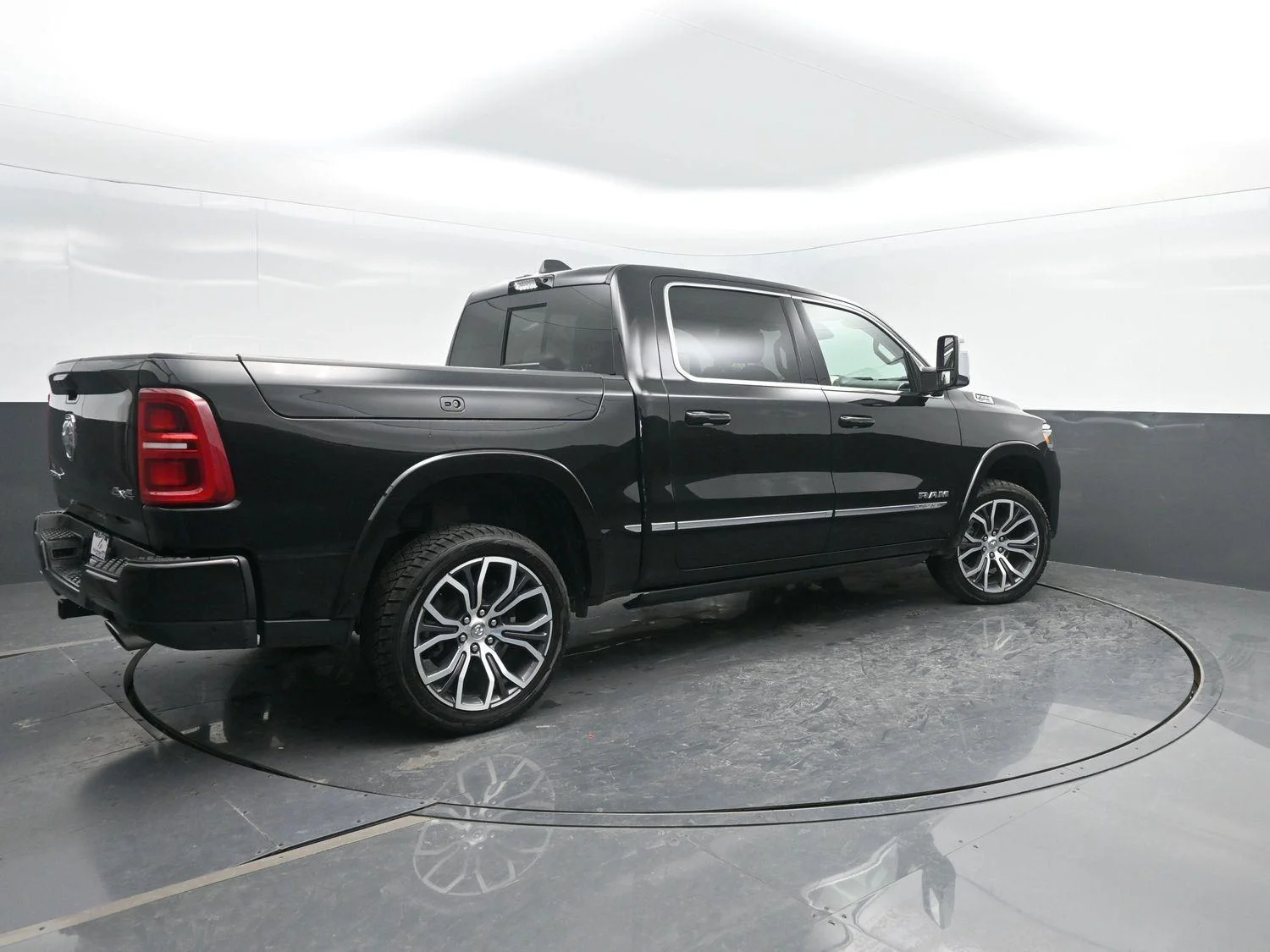 Used 2025 Diamond Black Crystal Pearlcoat Ram Tungsten image 2