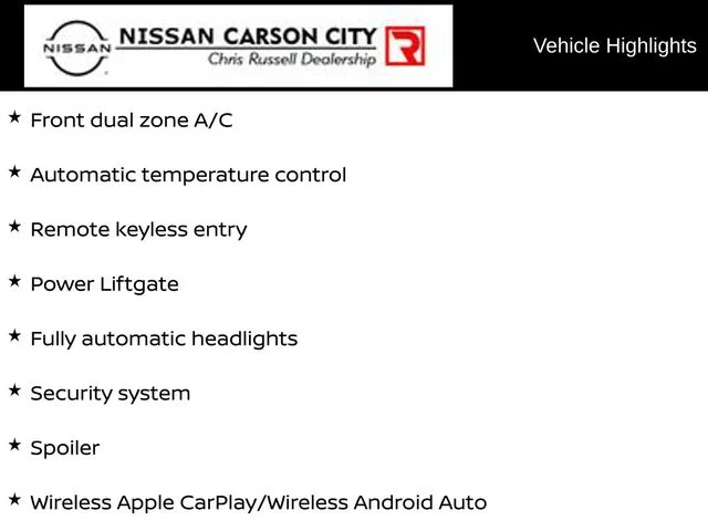 Certified Used 2025 White Nissan SV image 7