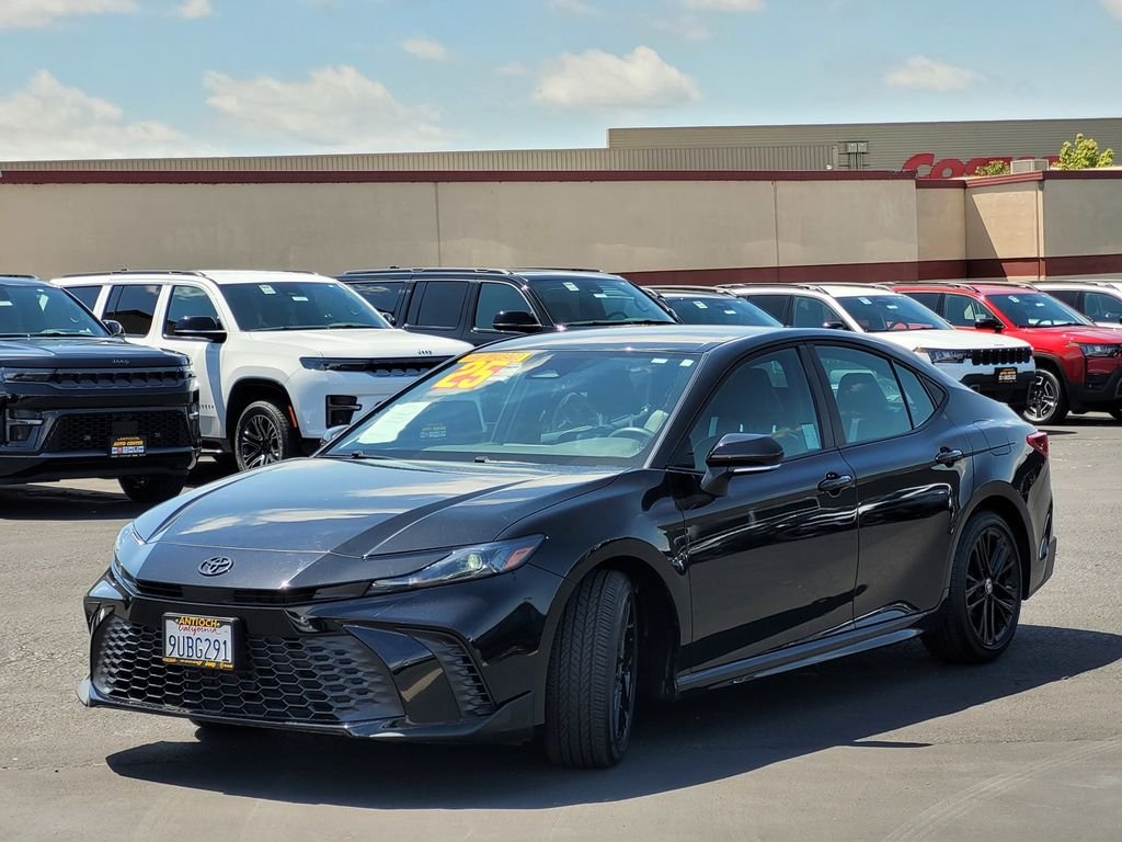 Used 2025 Black Toyota SE image 8