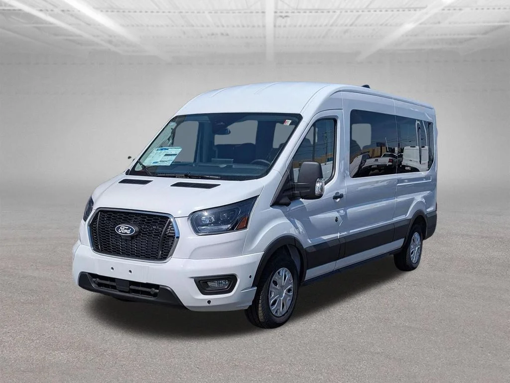New 2026 Oxford White Ford Passenger Van XLT image 2
