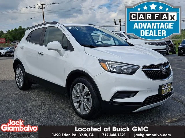 Used 2020 White Buick Preferred image 1