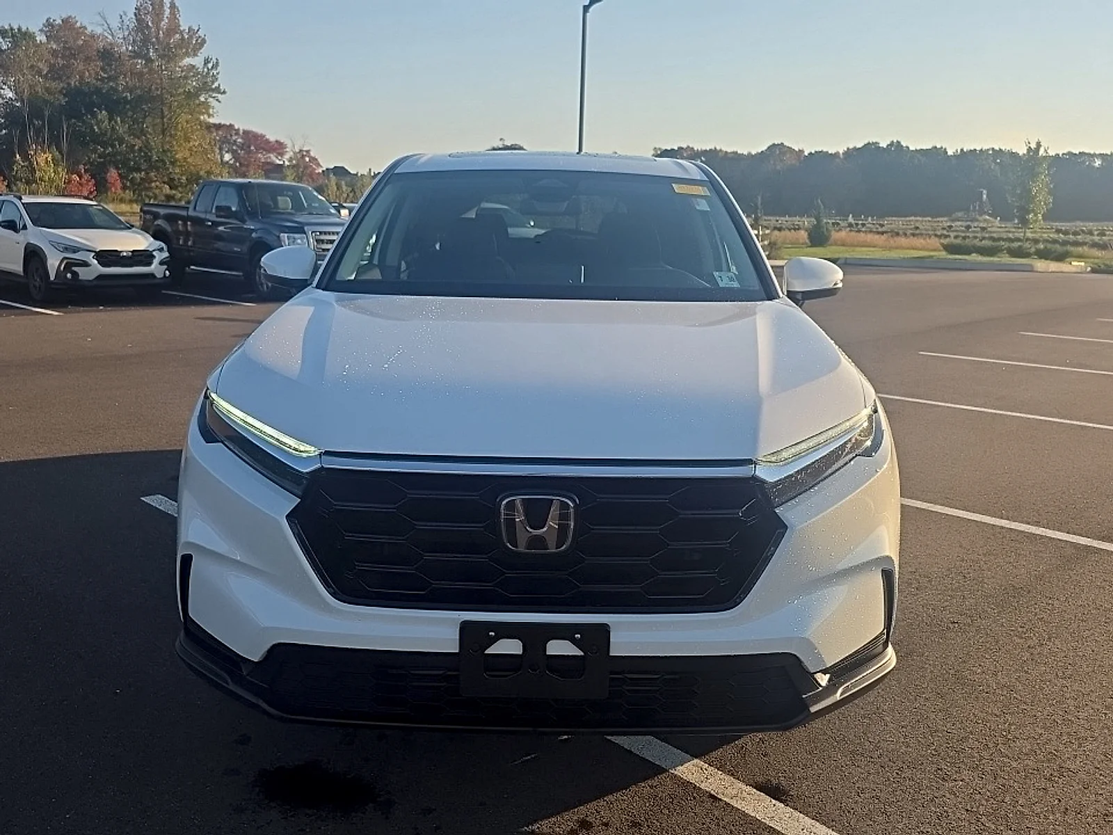 Used 2026 Platinum White Pearl Honda EX AWD image 2