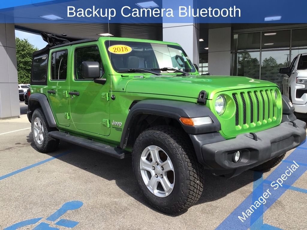 Used 2018 Green Jeep Unlimited Sport S image 5