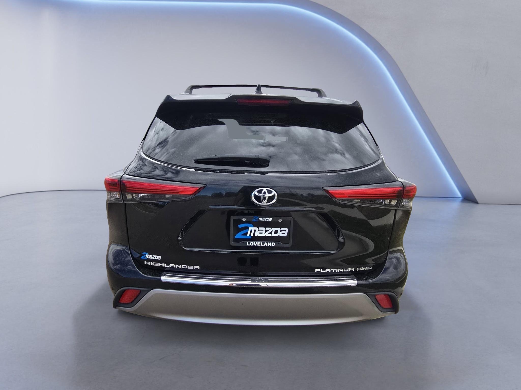 Used 2021 Midnight Black Metallic Toyota Platinum image 2