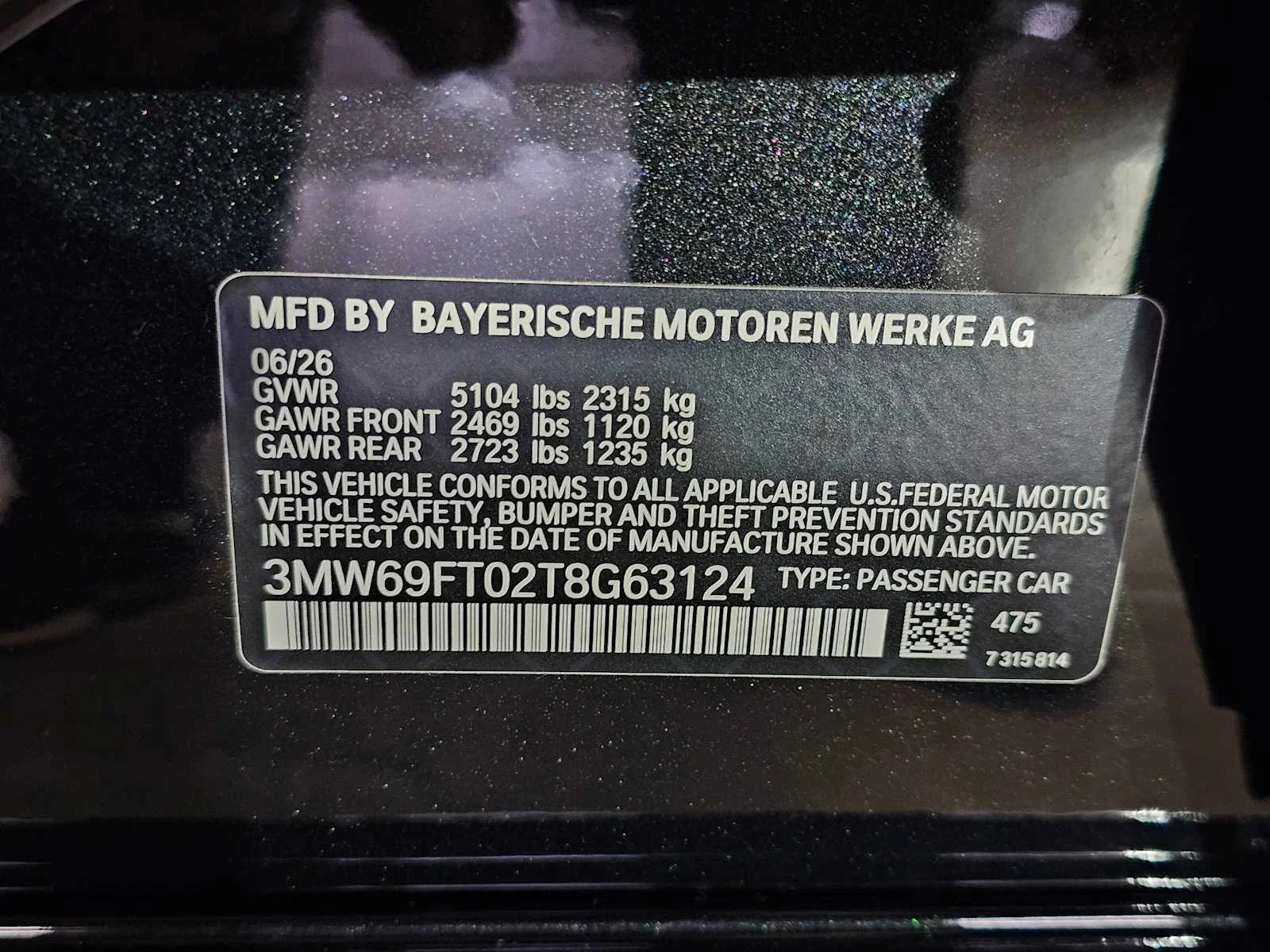 New 2026 Black Sapphire Metallic BMW M340i NA xDrive image 32