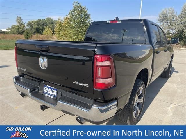 Used 2023 Diamond Black Crystal Pearl Coat Ram Laramie image 8