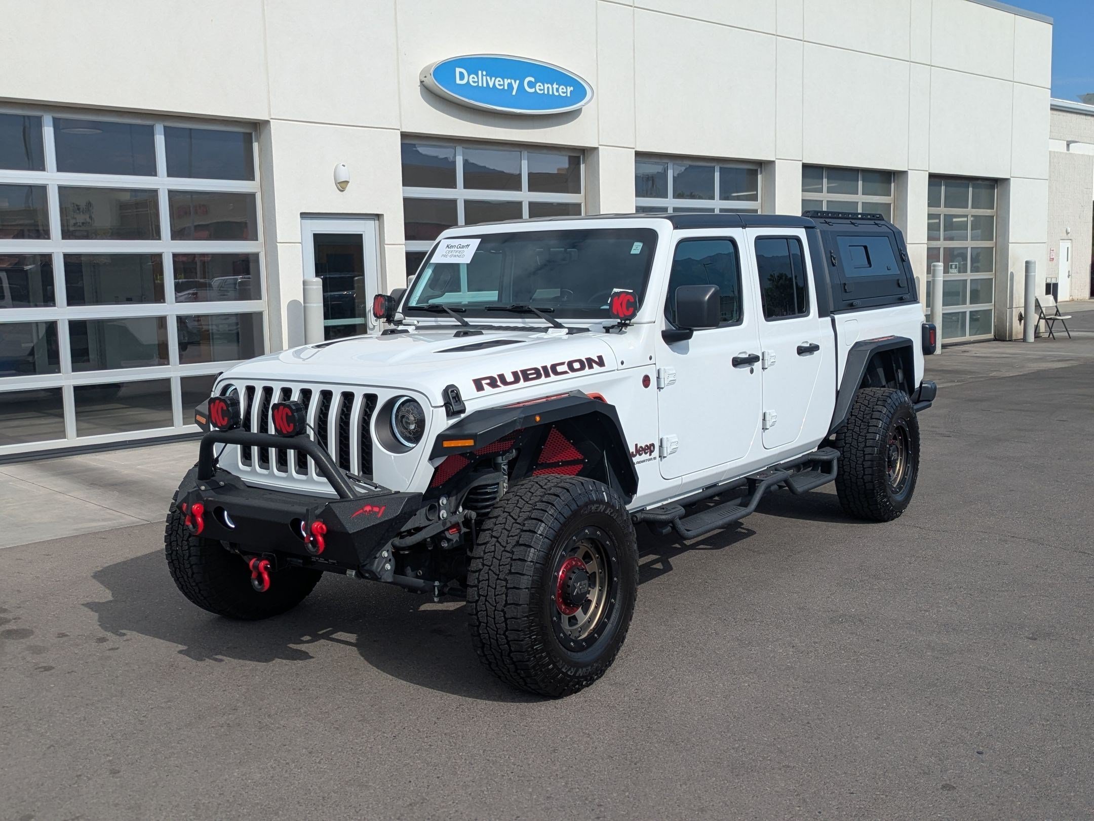 Used 2023 Bright White Clearcoat Jeep Rubicon image 9