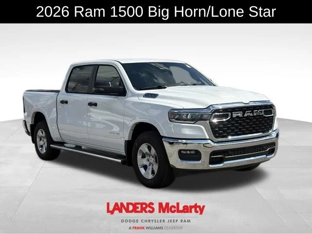 New 2026 Bright White Clearcoat RAM Big Horn/Lone Star image 2