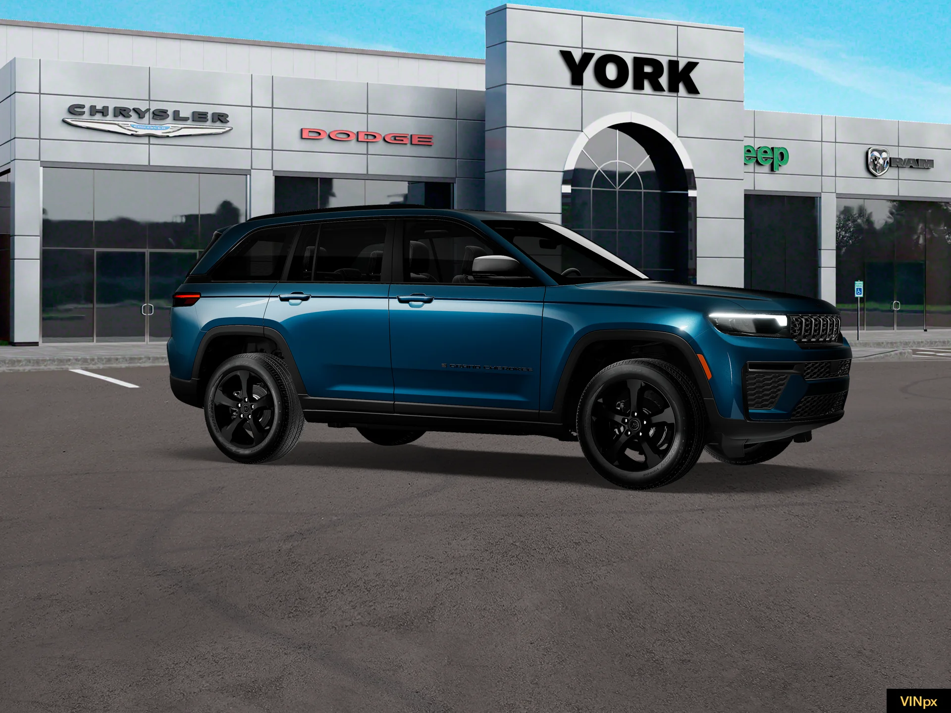 New 2027 Fathom Blue Pearl-Coat Paint Jeep Limited image 10
