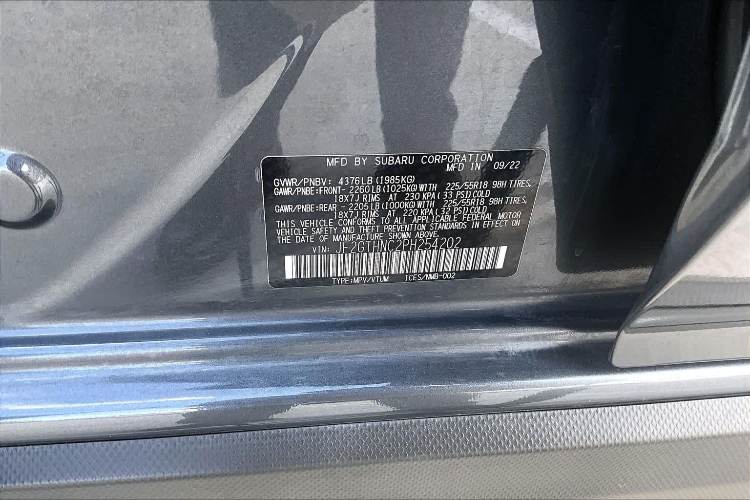 Used 2023 Magnetite Gray Metallic Subaru Limited image 32