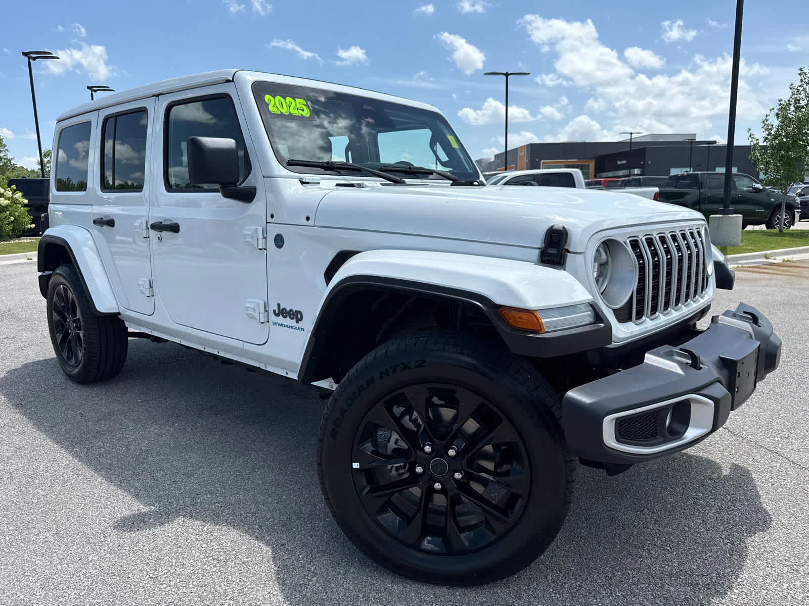 Used 2025 Jeep Wrangler 4xe Sahara 4XE with VIN 1C4RJXP69SW600751 for sale in Kansas City