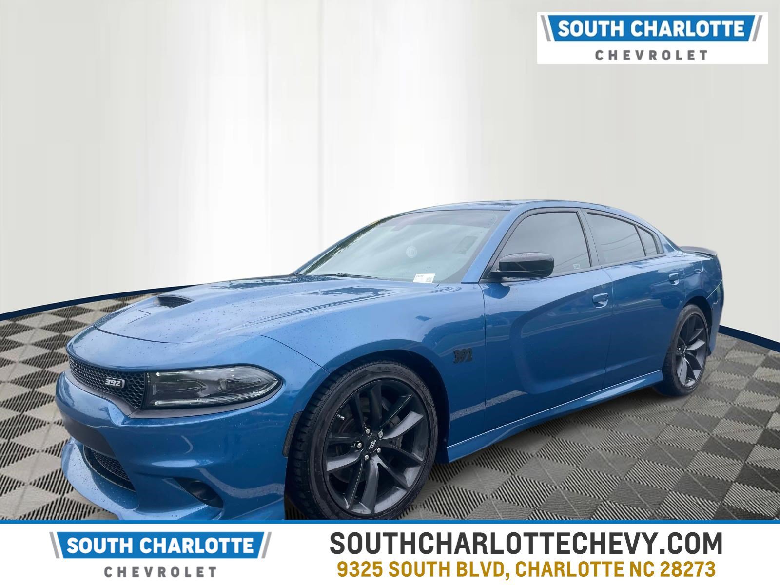 Blue 2022 Dodge Charger Sedan Rear-Wheel Drive 8-Speed Automatic
