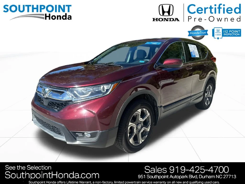 Certified Used 2018 Basque Red Pearl II Honda EX image 3