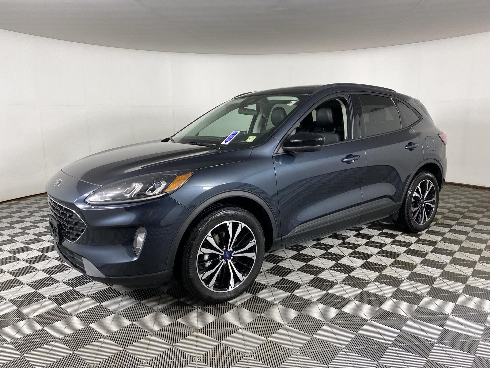 Used 2022 Stone Blue Metallic Ford SEL image 6