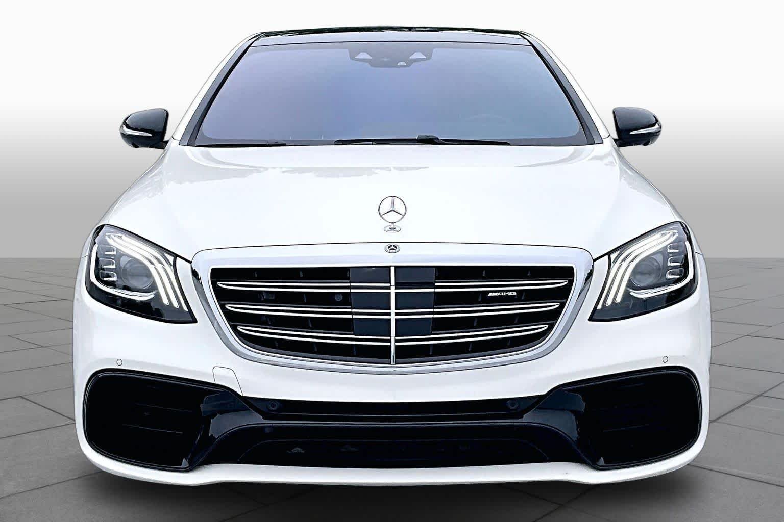 Used 2020 designo Diamond White Mercedes-Benz AMG® S 63 image 4