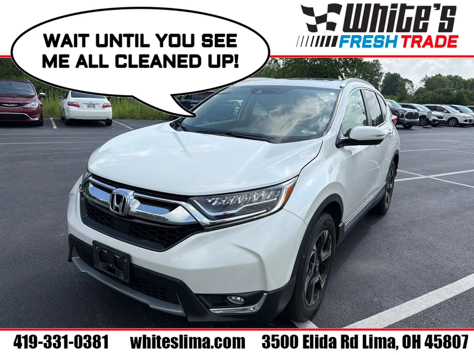 Used 2017 White Honda Touring image 1