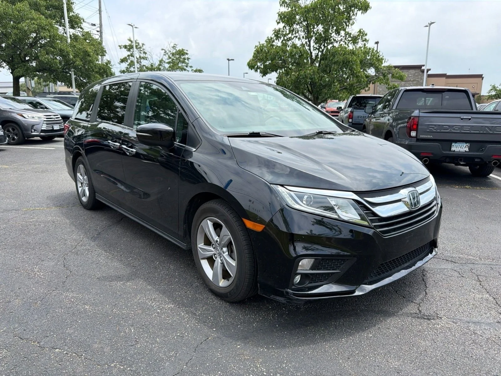 Used 2019 Crystal Black Pearl Honda EX image 15