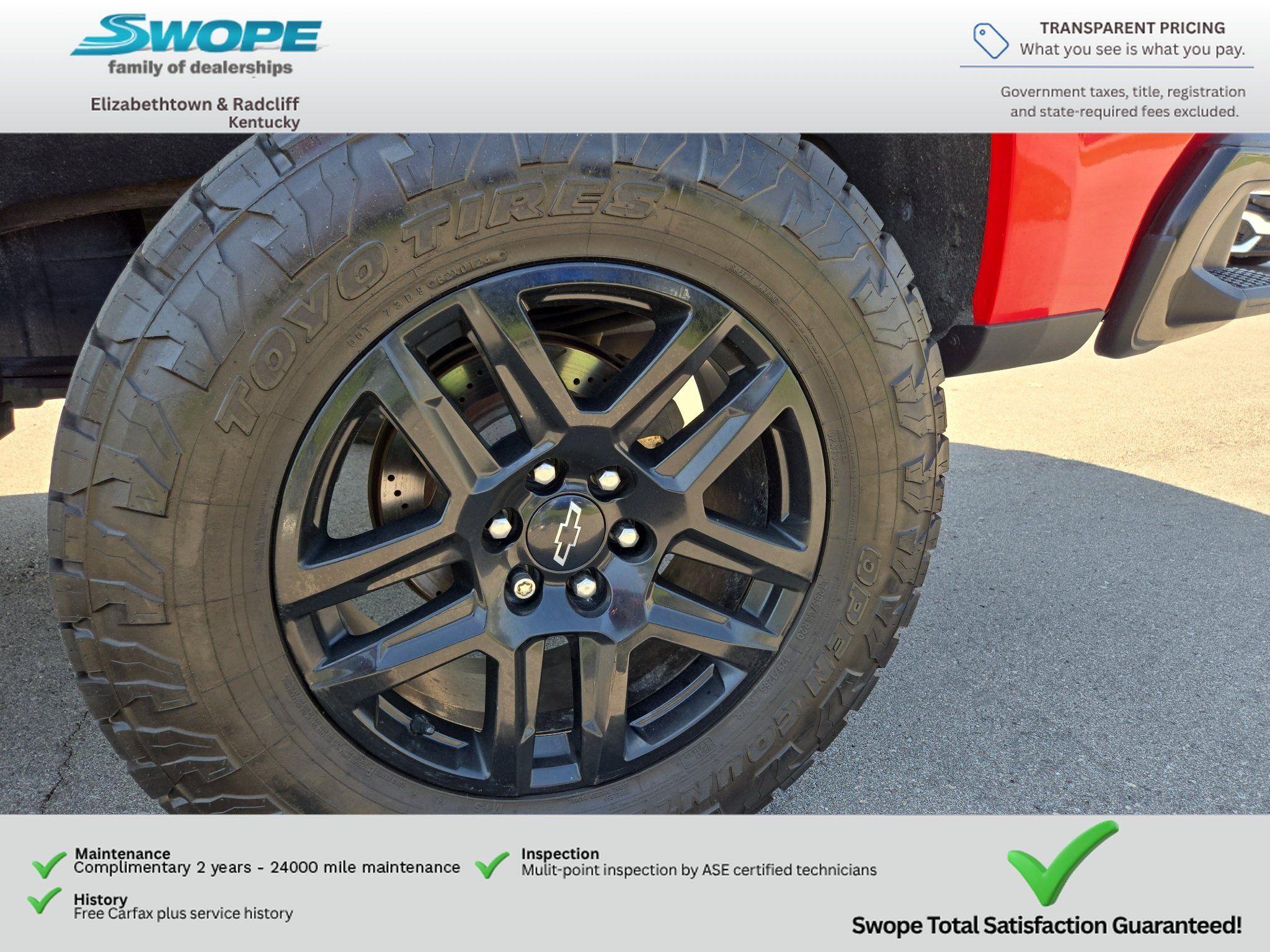Used 2021 Red Hot Chevrolet LT Trail Boss image 18
